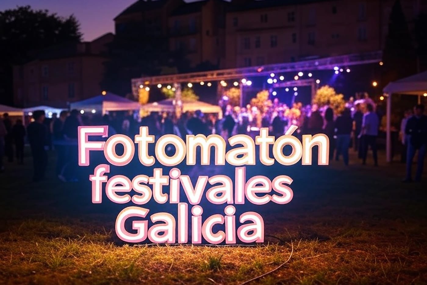 Fotomatón para festivales en Galicia
